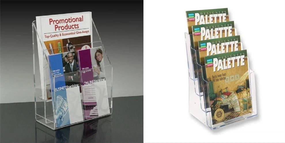 Clear Acrylic Magazine Rack