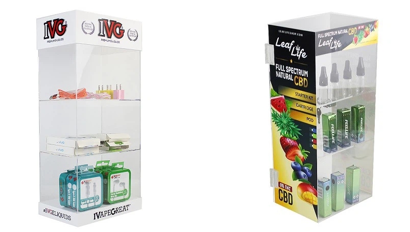 E-Juice E-liquid Oils Display Stand Acrylic