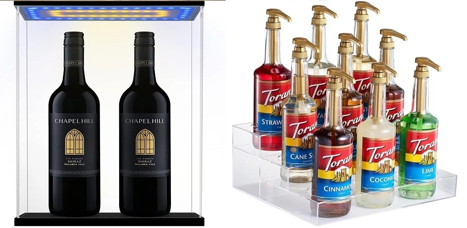 Acrylic Wine Bottle Display