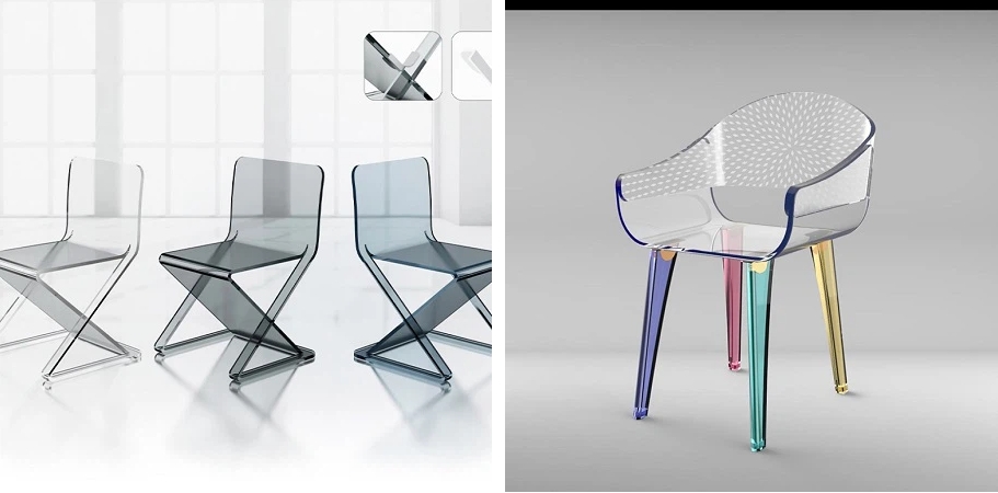 Acrylic Side Chair