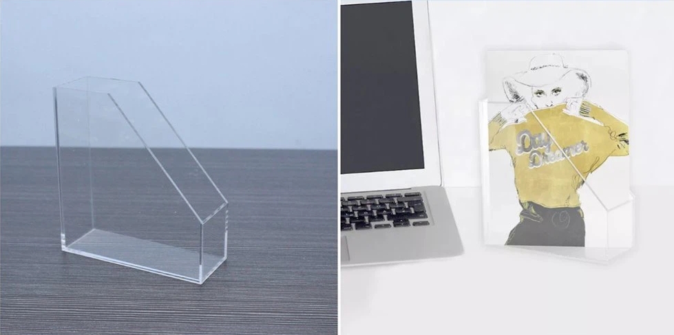 Acrylic Magazine File Holder