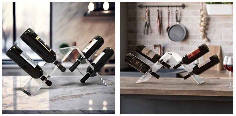 Acrylic Wine Bottle Display
