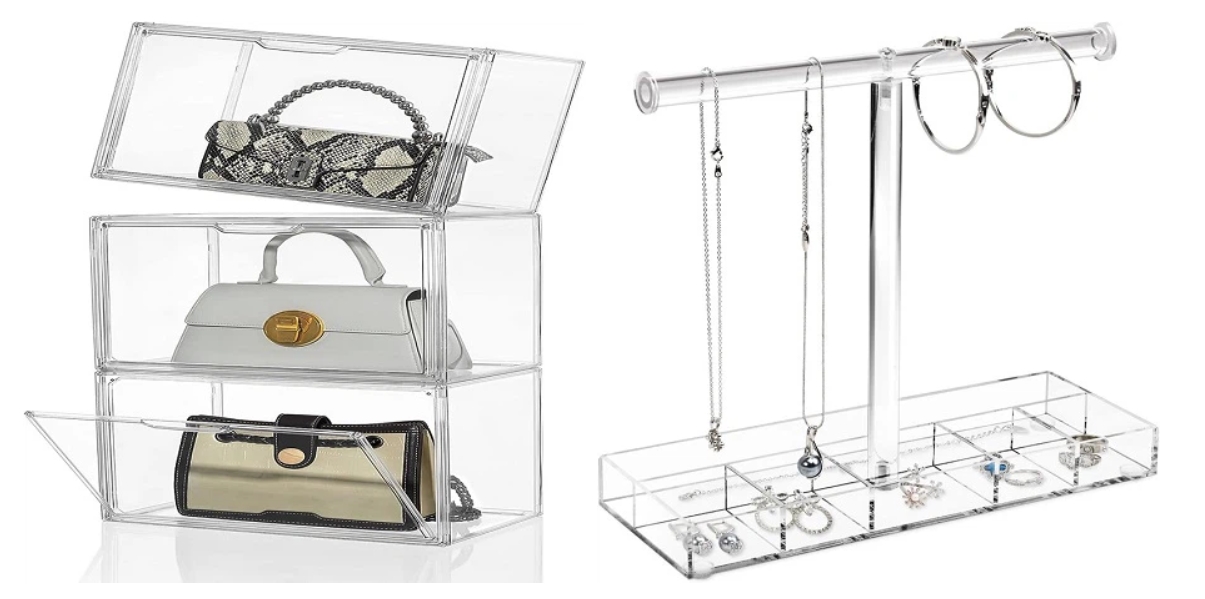 Clear Acrylic Shoe Display Case 