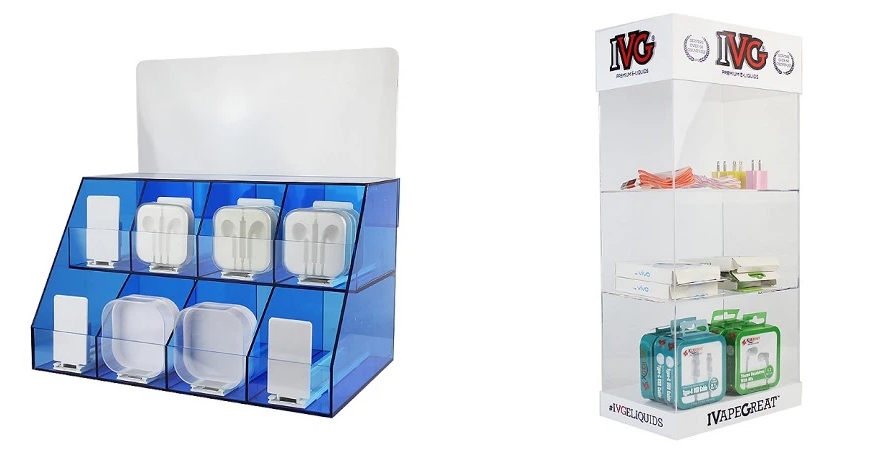 5 Shelf E- Jucie E-liquid Display Acrylic