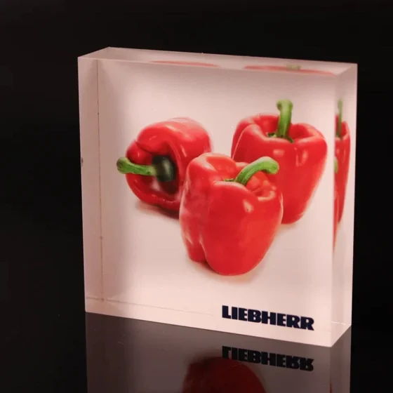 Solid Clear Acrylic Block