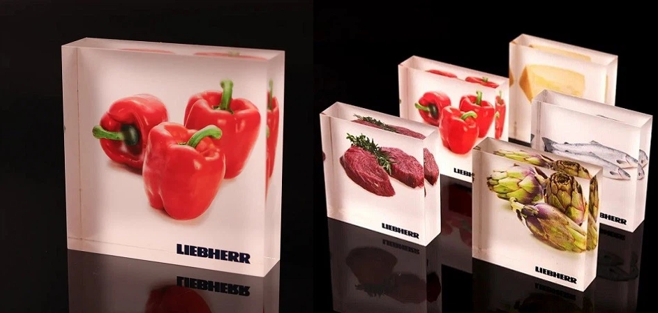 Solid Clear Acrylic Block