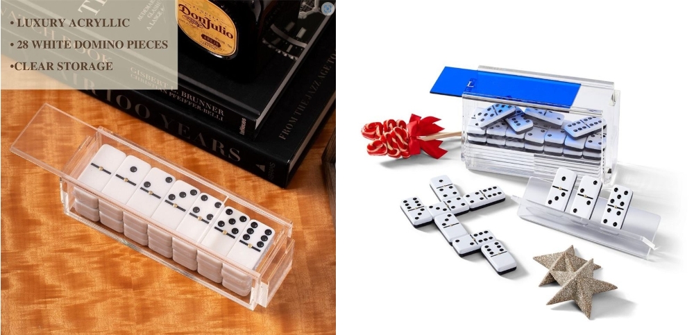 Acrylic Domino Game Set