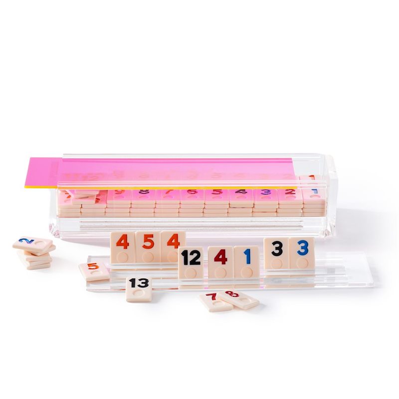 Acrylic  Rummy Game Set