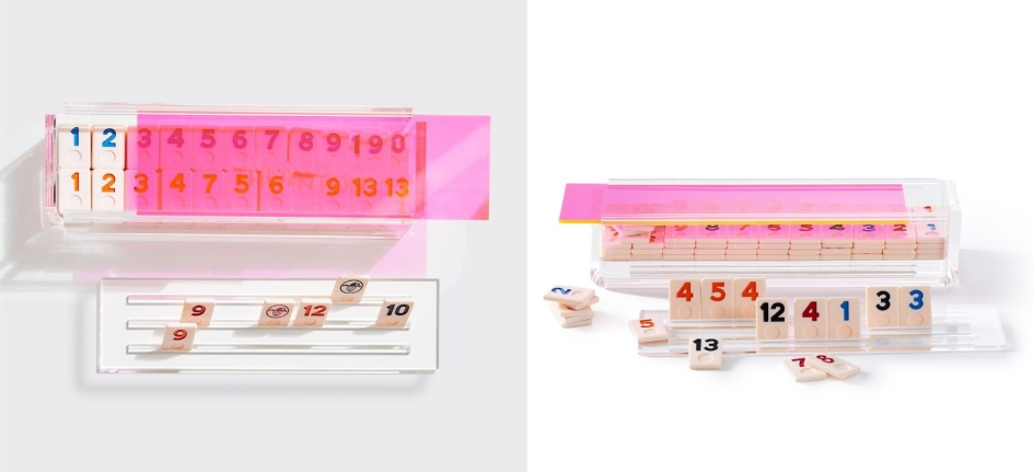 Acrylic Rummy Game Set
