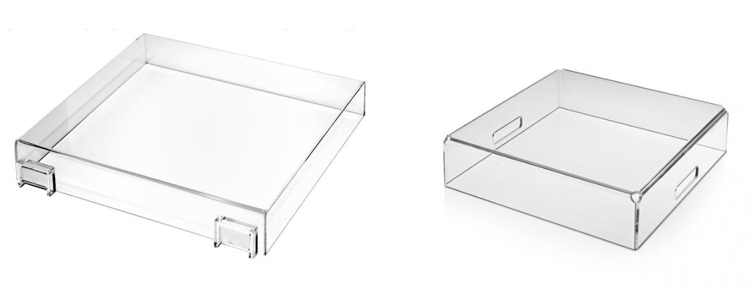 Clear Acrylic Stereo Turntable Dustcover