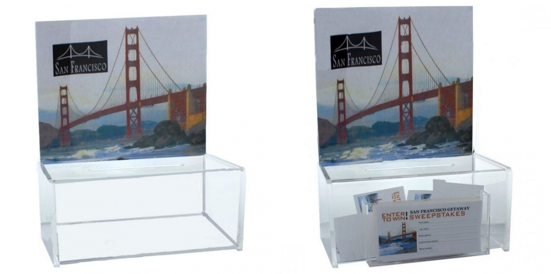 Acrylic Suggestion Donation Box