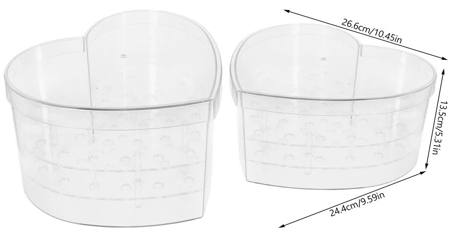 Clear Acrylic Flower Box